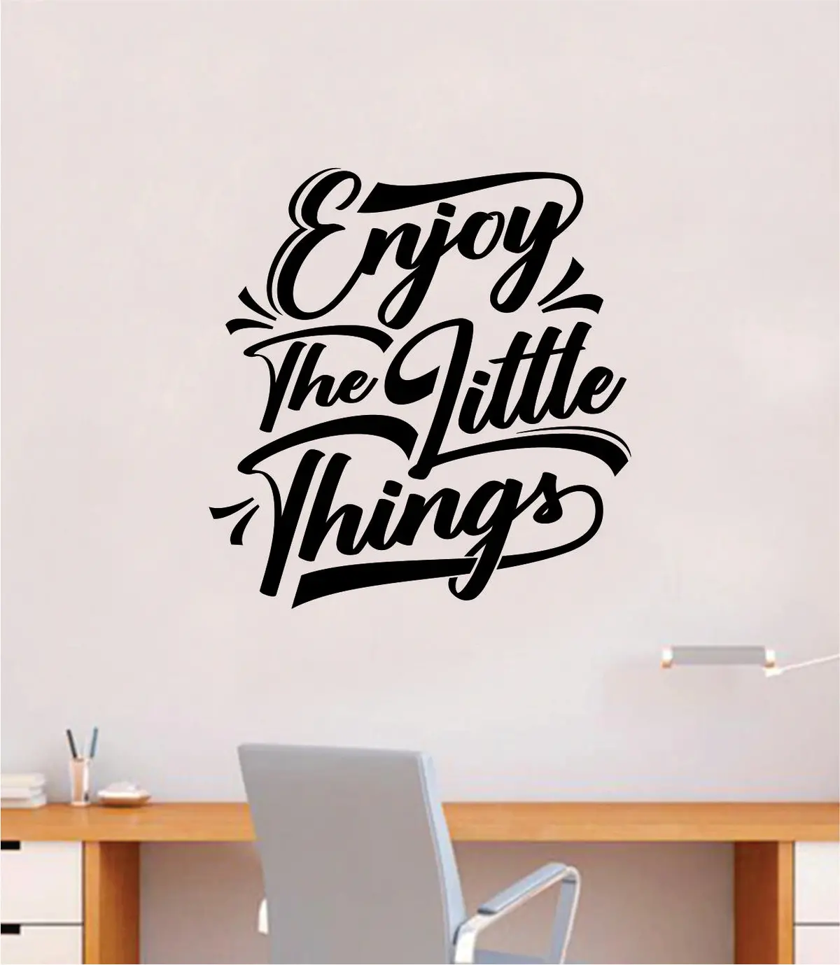Enjoy The Little Things V5 Quote Wall Decal Sticker Bedroom Room Art Vinyl Inspirational Motivational Kids Teen Baby Nursery School Girls 1