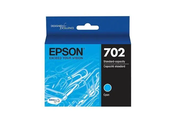T702220s Epson Durabrite Ultra Cyan Ink Cartridge W/Sensorma 1