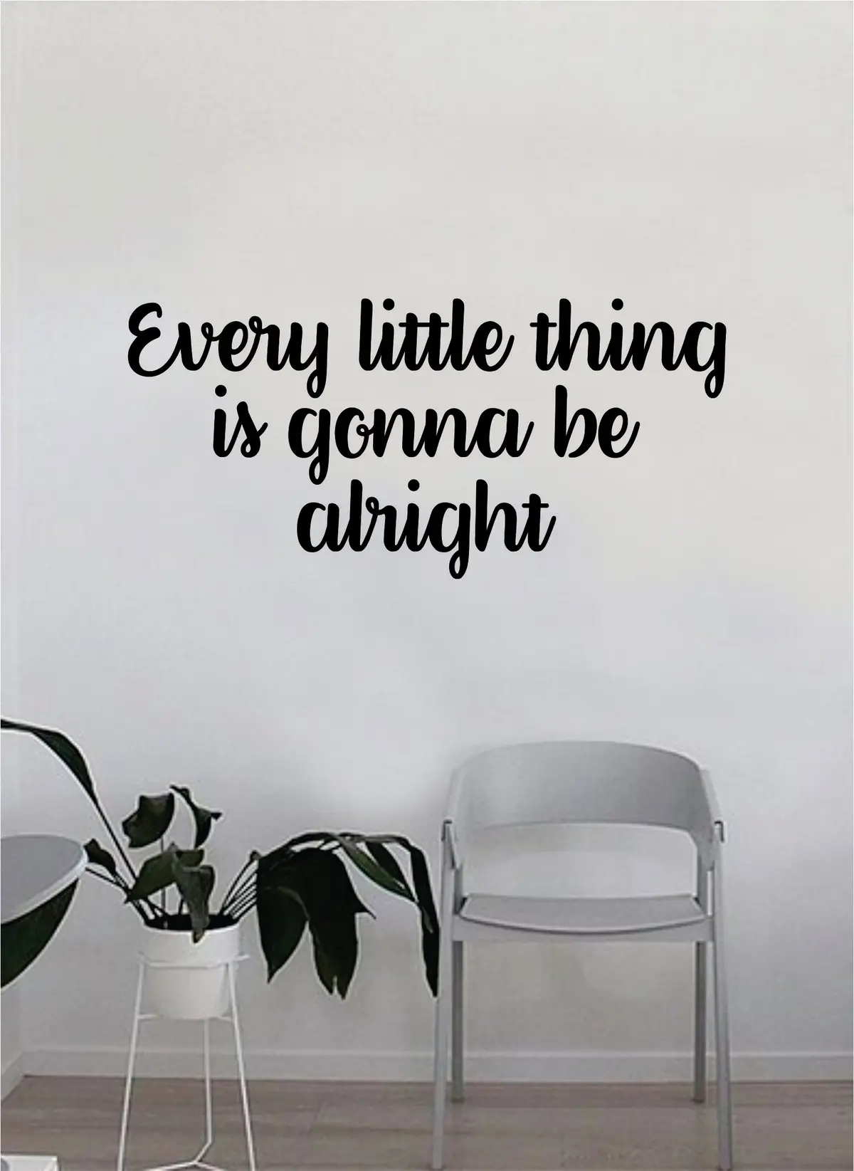 Every Little Thing V7 Wall Decal Sticker Vinyl Art Bedroom Room Decor Teen Quote Inspirational Bob Marley Music Kids Baby Girls Nursery School 1