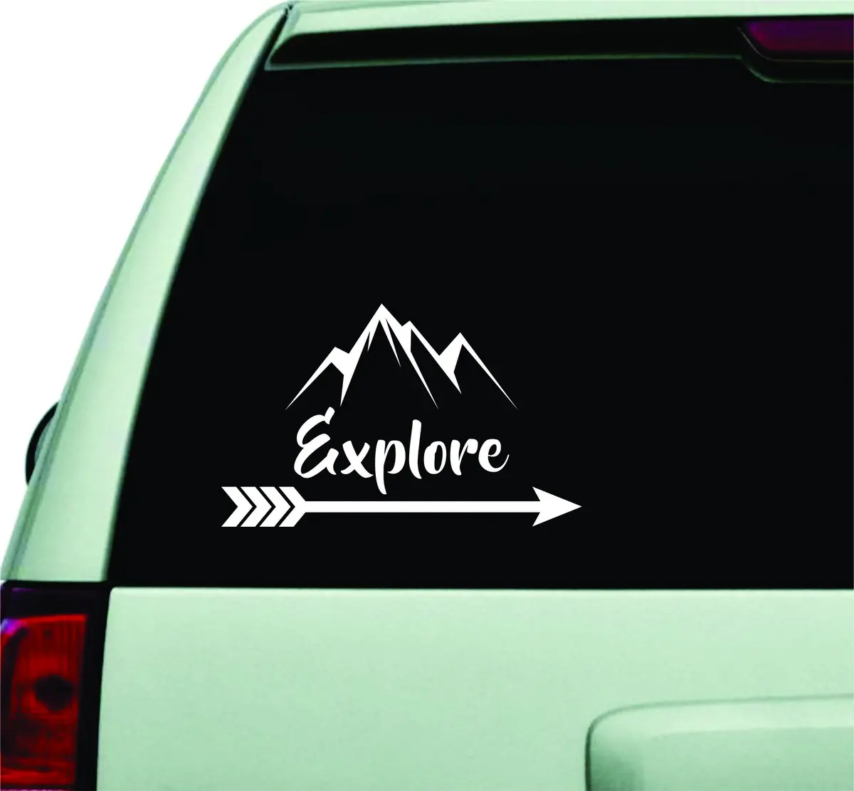 Explore Car Decal Wanderlust Adventure Awaits Quote Design Sticker Wall Vinyl Art Words Decor Jdm Travel Mountains 1