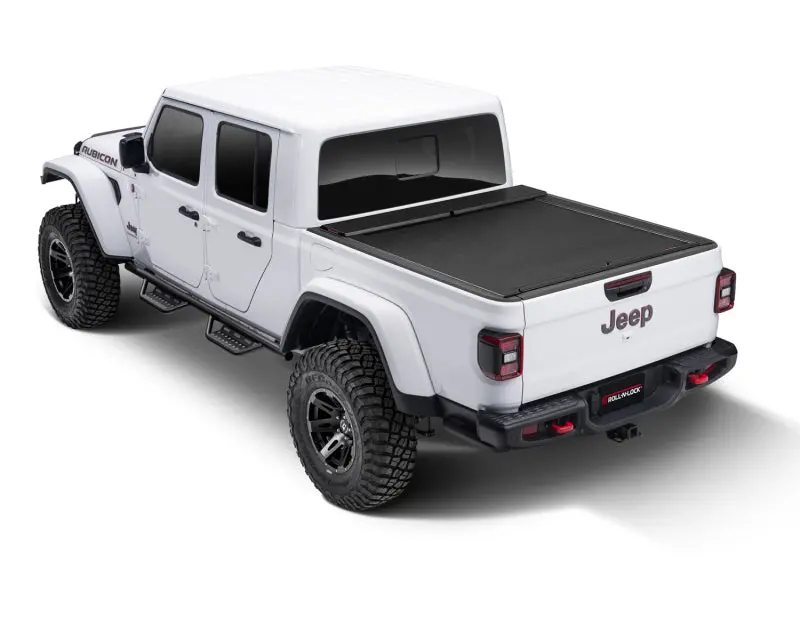Roll-N-Lock M-Series Soft Retractable Tonneau Cover 5' Fits 2020-25 Gladiator No Trail Rail System 1