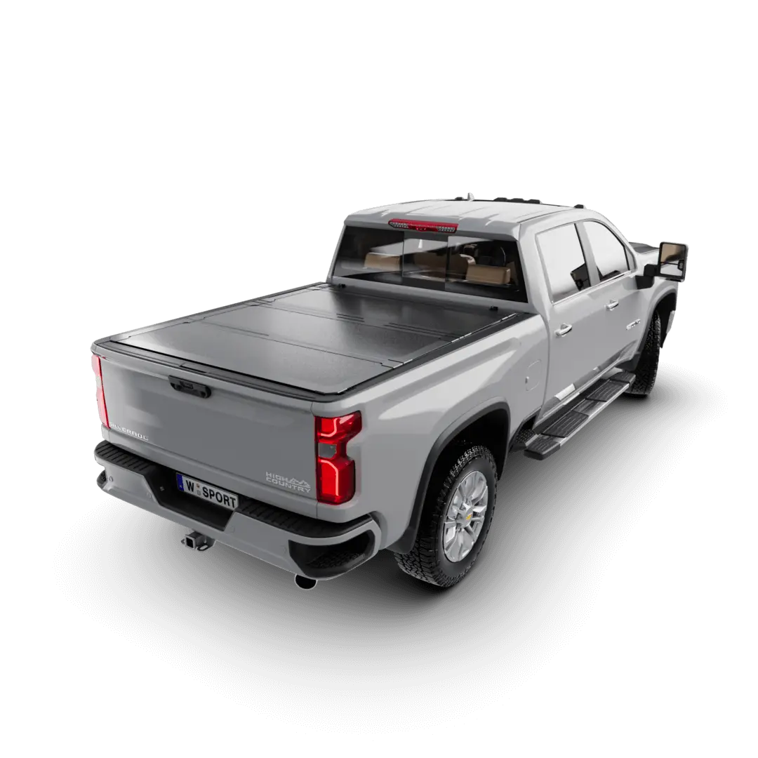 Worksport Al4 Hard Aluminum Full Bed Access Tonneau Cover For 19–24 Chevrolet Silverado 1500 & Gmc Sierra 1500 | 6'6" Standard Bed W/O Side Storage Boxes 1
