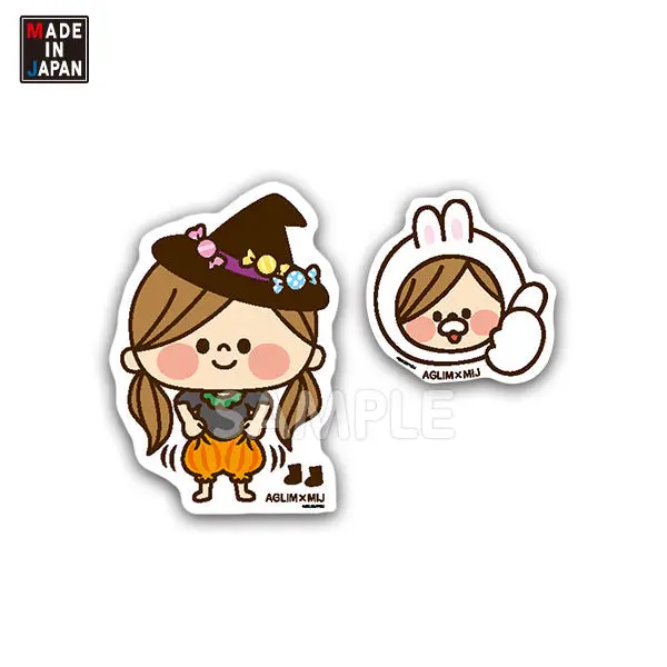 Faceaglim001　フェイスステッカー　かわいい主婦の1日　アグリム　ハロウィン 1