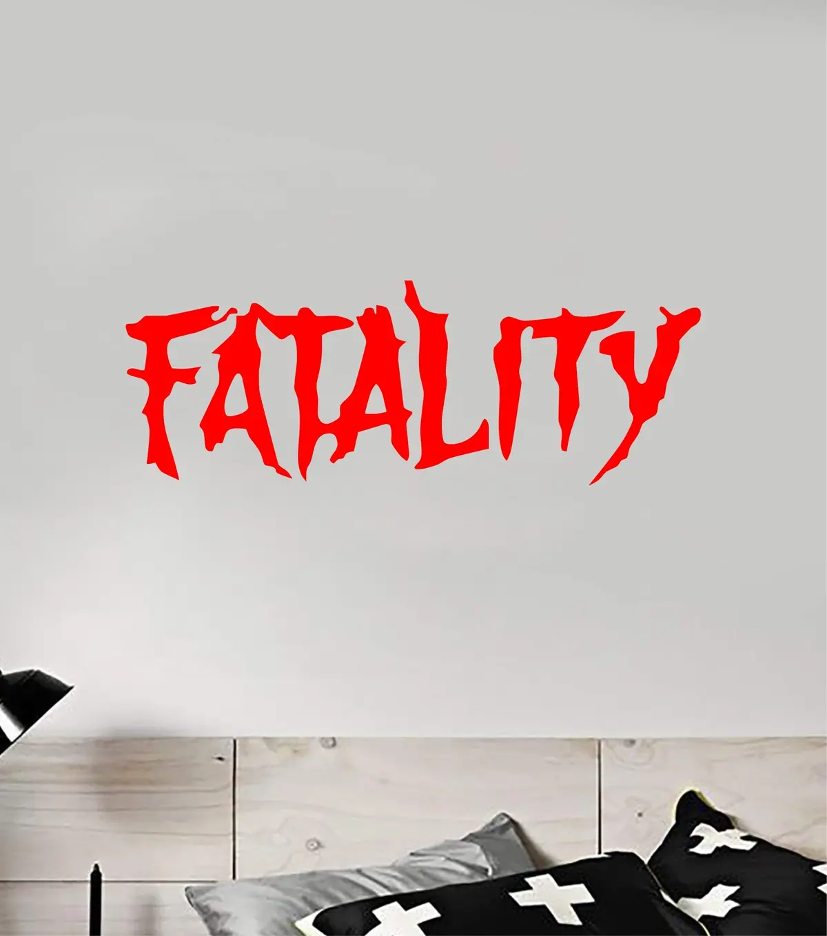 Fatality Wall Decal Sticker Home Decor Vinyl Art Bedroom Teen Boy Girl Kids Video Game Gamer Gaming Mortal Kombat 1