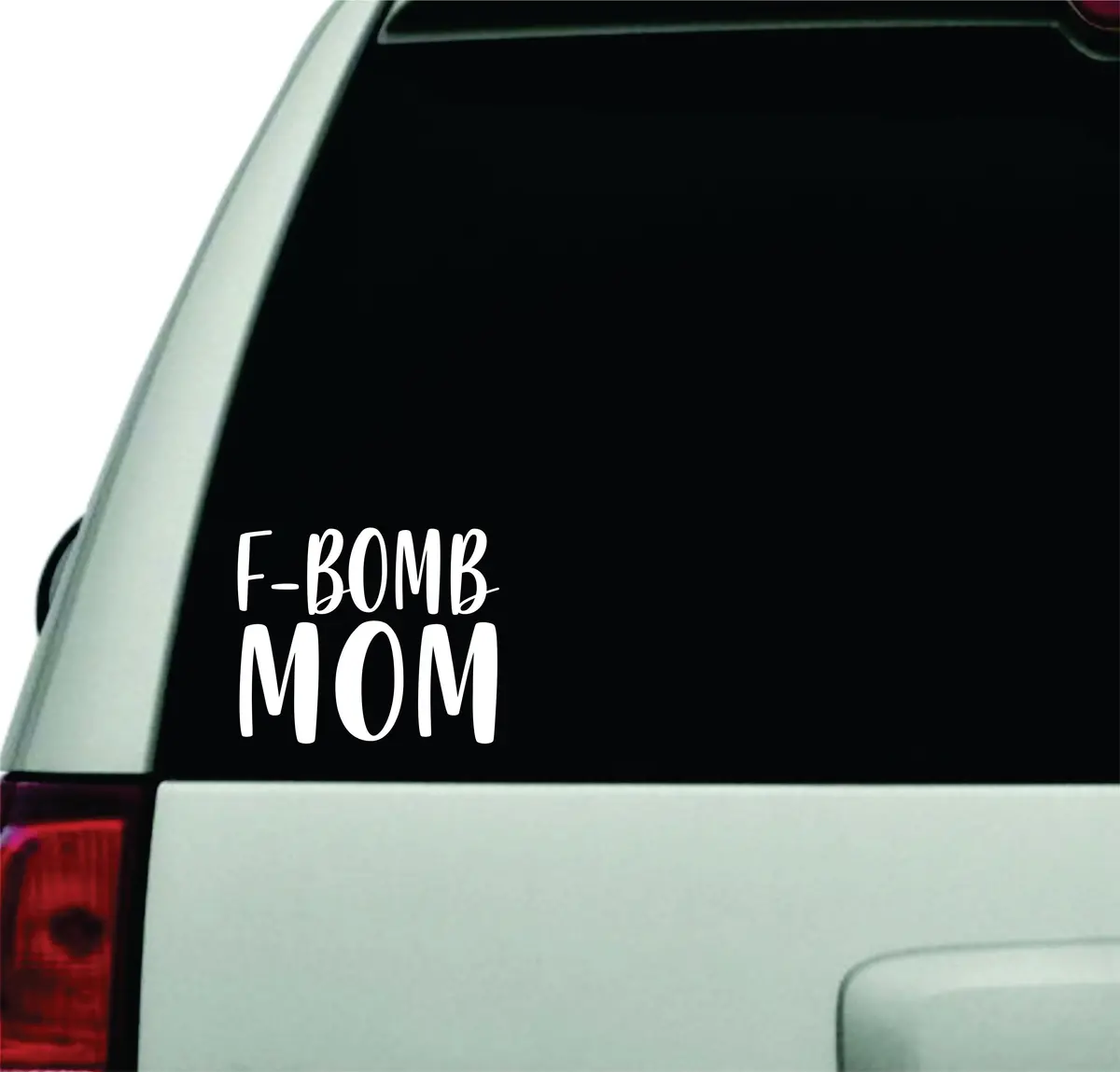 F Bomb Mom Wall Decal Car Truck Window Windshield Jdm Sticker Vinyl Lettering Racing Quote Boy Girls Baby Kids Family 1