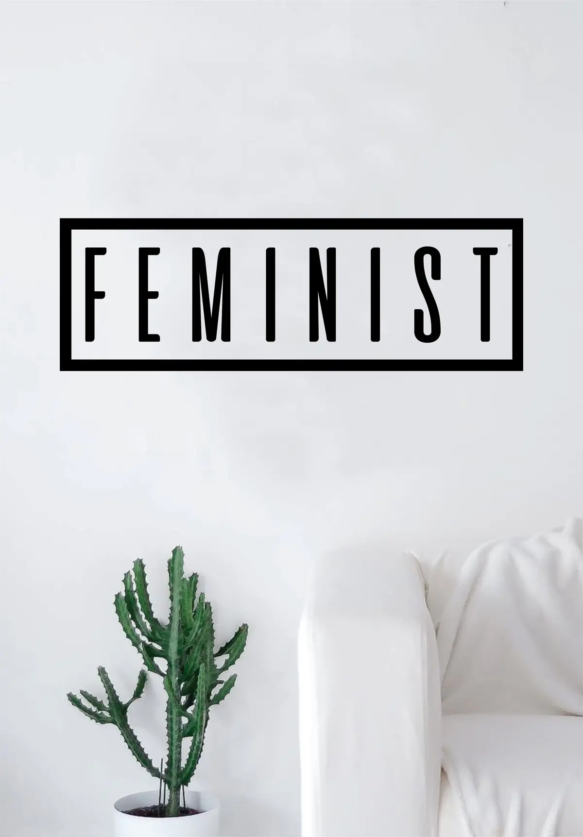 Feminist Wall Decal Sticker Vinyl Art Bedroom Room Decor Teen Quote Inspirational Cute Girls Lady Woman Feminism 1