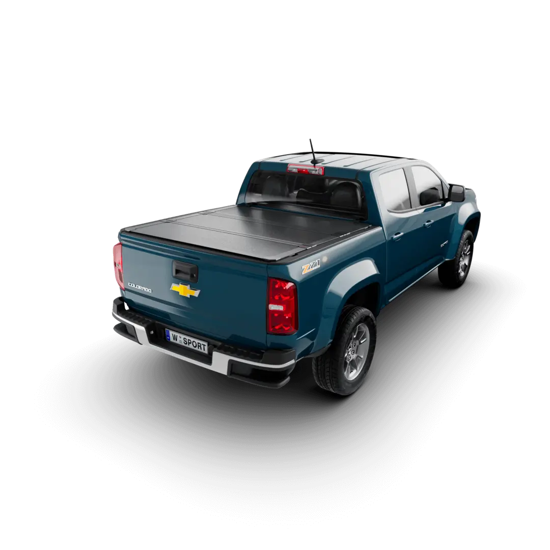Worksport Al3 Aluminum Tri-Fold Hard Tonneau Cover – Fits 2015–2024 Chevrolet Colorado & Gmc Canyon 5' Short Bed 1