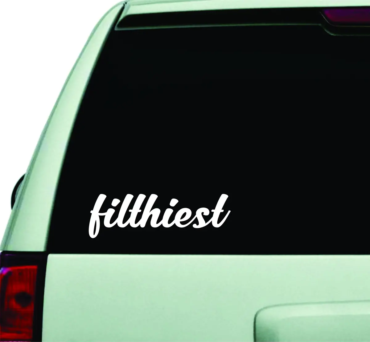 Filthiest Small Quote Design Sticker Vinyl Art Words Decor Car Truck Jdm Windshield Race Drift Window 1