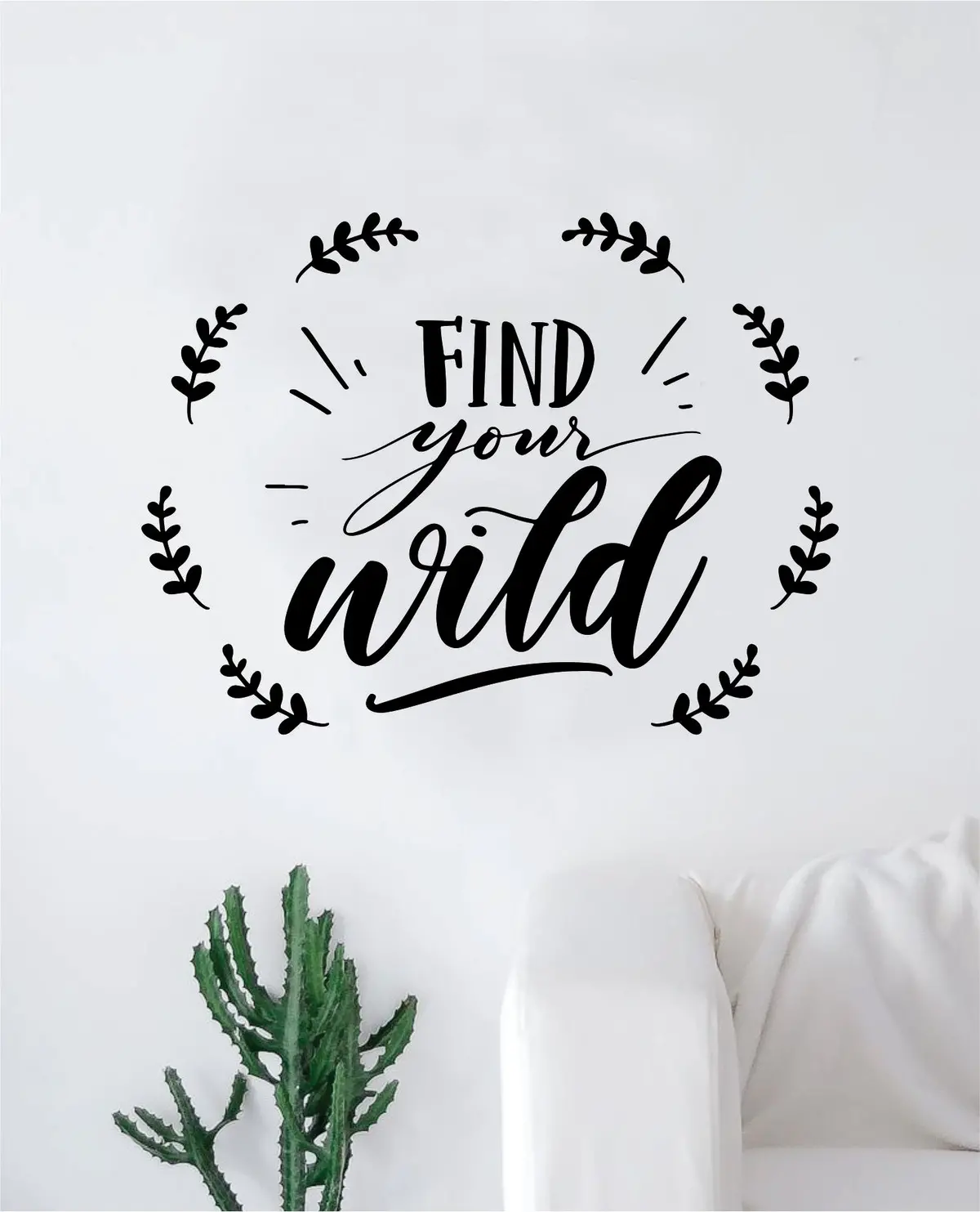 Find Your Wild Quote Wall Decal Sticker Decor Vinyl Art Bedroom Teen Inspirational Boy Girl Travel Wanderlust Adventure 1