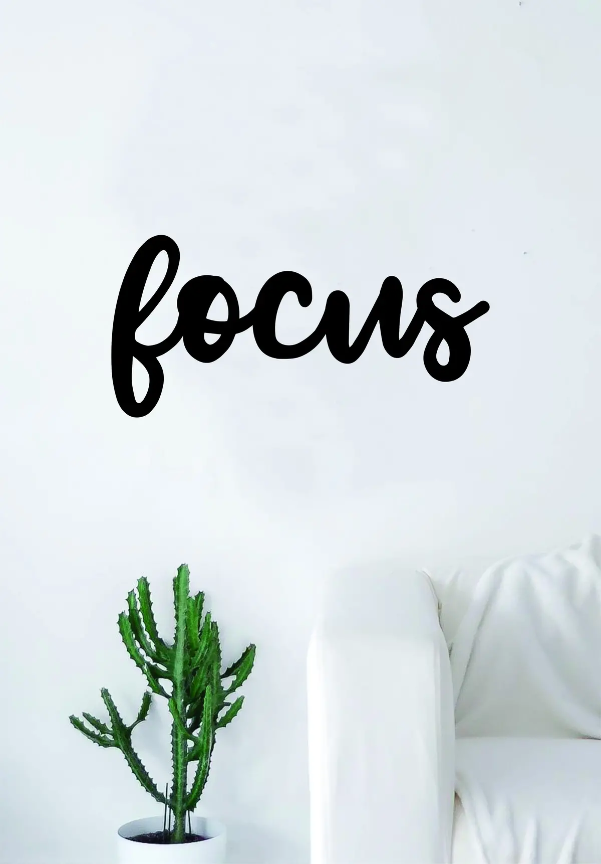 Focus V3 Quote Wall Decal Sticker Bedroom Living Room Art Vinyl Inspirational Yoga 1