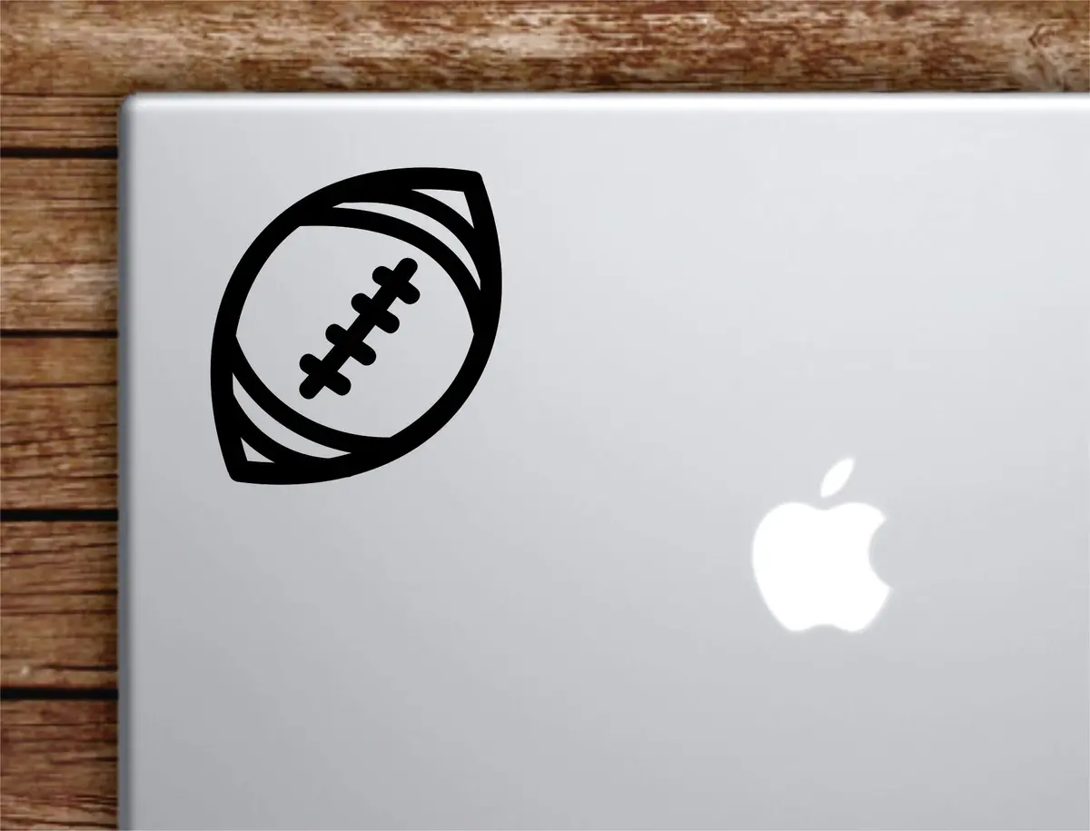 Football Laptop Wall Decal Sticker Vinyl Art Quote Macbook Apple Decor Car Window Truck Teen Inspirational Girls Sports 1