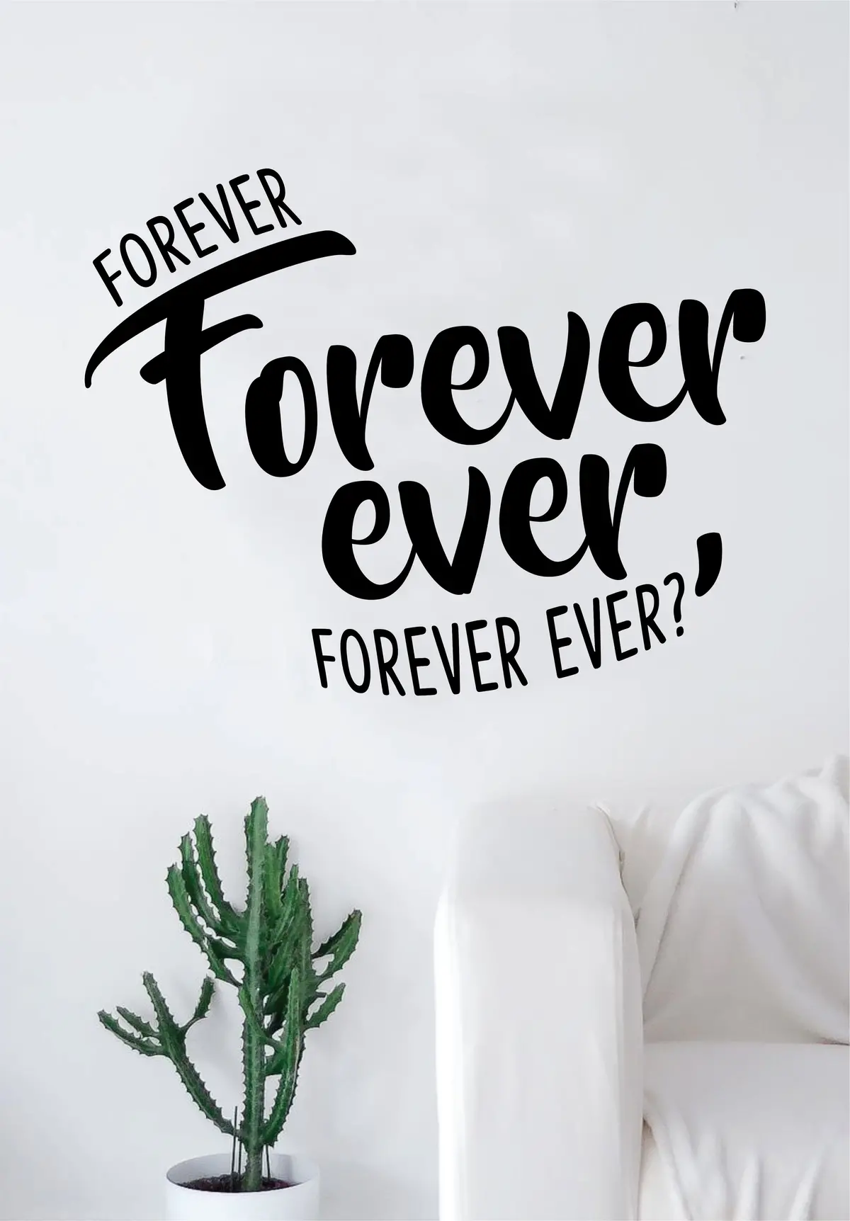 Forever Ever Quote Wall Decal Sticker Room Art Home Vinyl Rap Hip Hop Lyrics Music Outkast Andre 3000 1