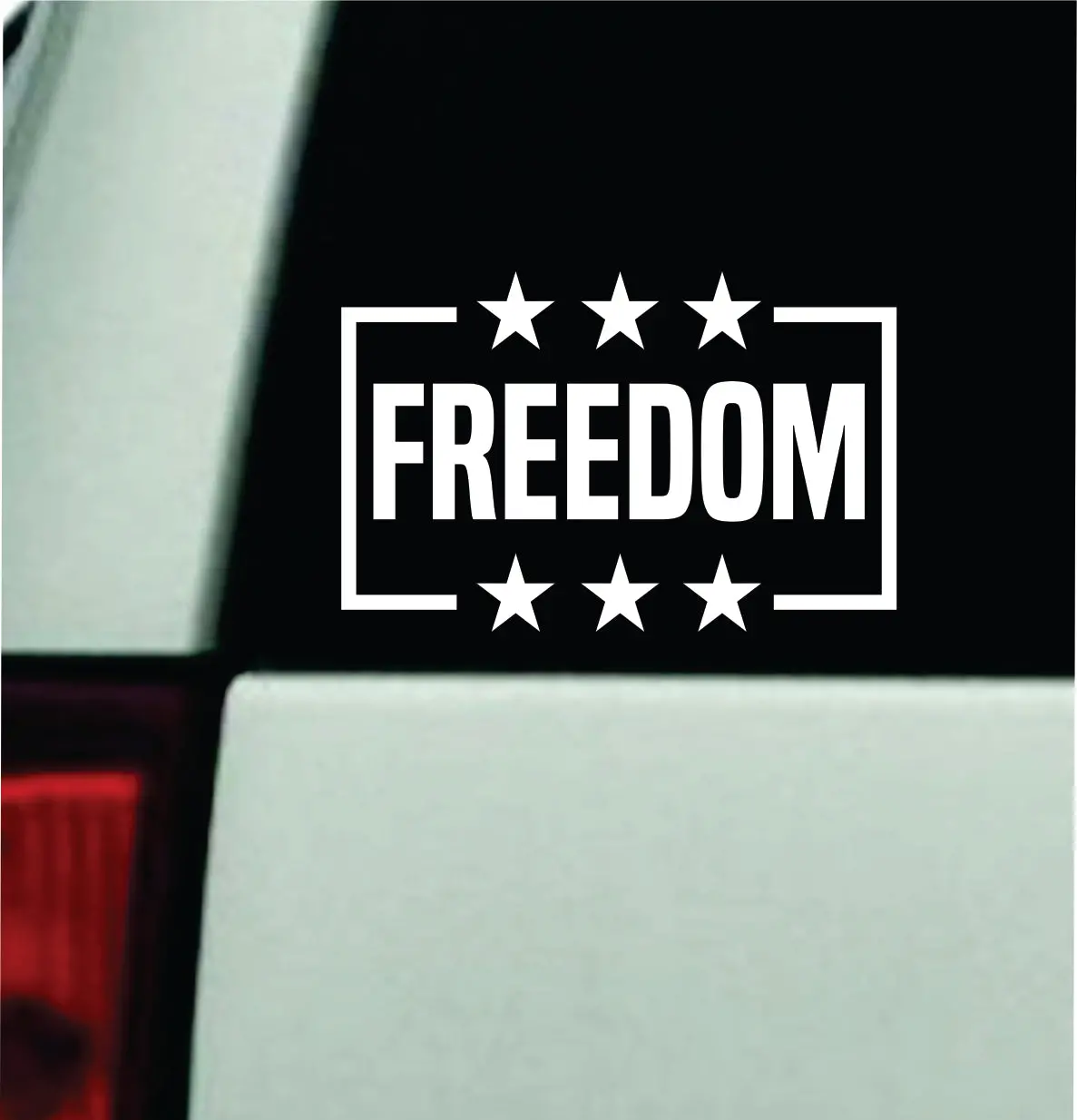 Freedom V2 Car Decal Bumper Sticker Truck Mirror Window Windshield Girls Men Usa America 1