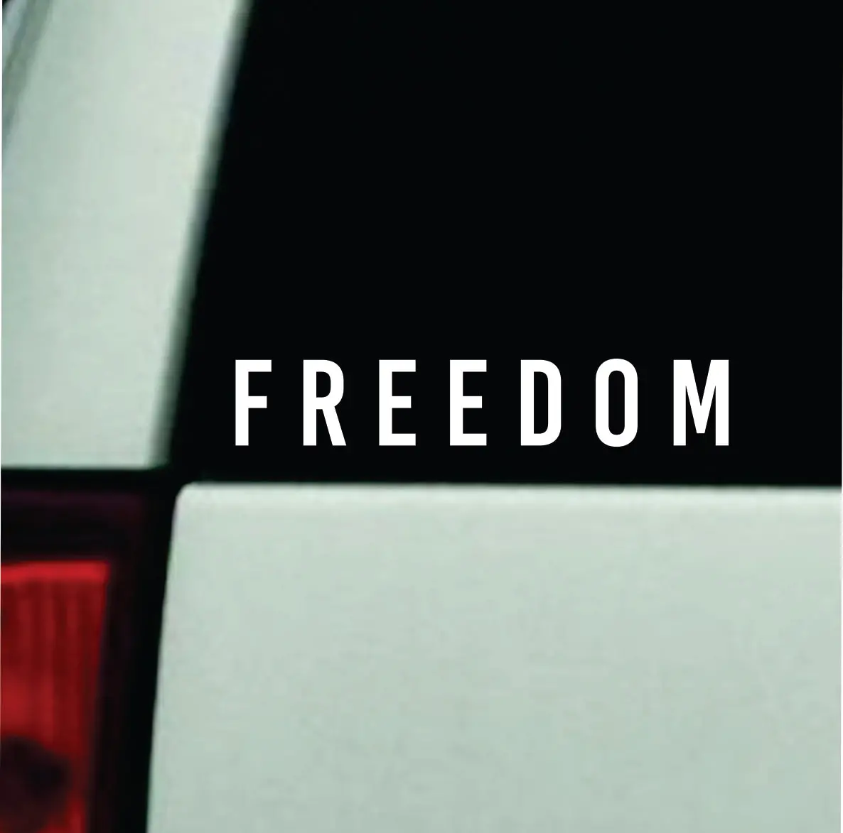 Freedom Car Decal Bumper Sticker Truck Mirror Window Windshield Girls Men Usa America 1