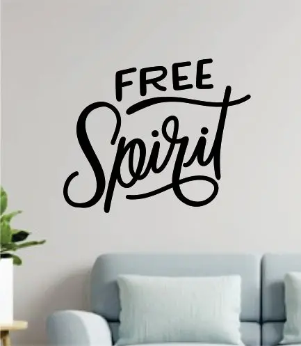 Free Spirit V3 Wall Decal Home Decor Vinyl Art Sticker Bedroom Quote Nursery Baby Teen Boy Girl Inspirational Adventure Good Vibes 1