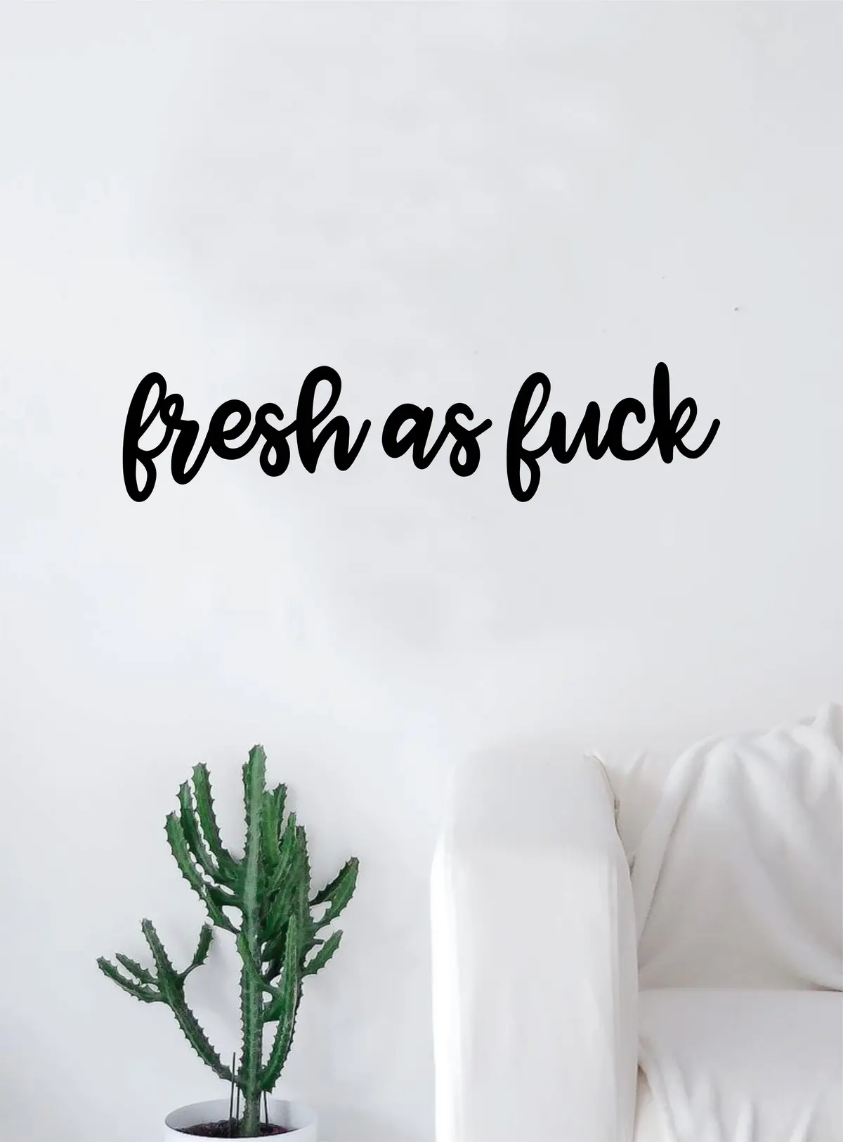 Fresh As F Wall Decal Sticker Room Art Vinyl Home House Decor Inspirational Quote Funny 1