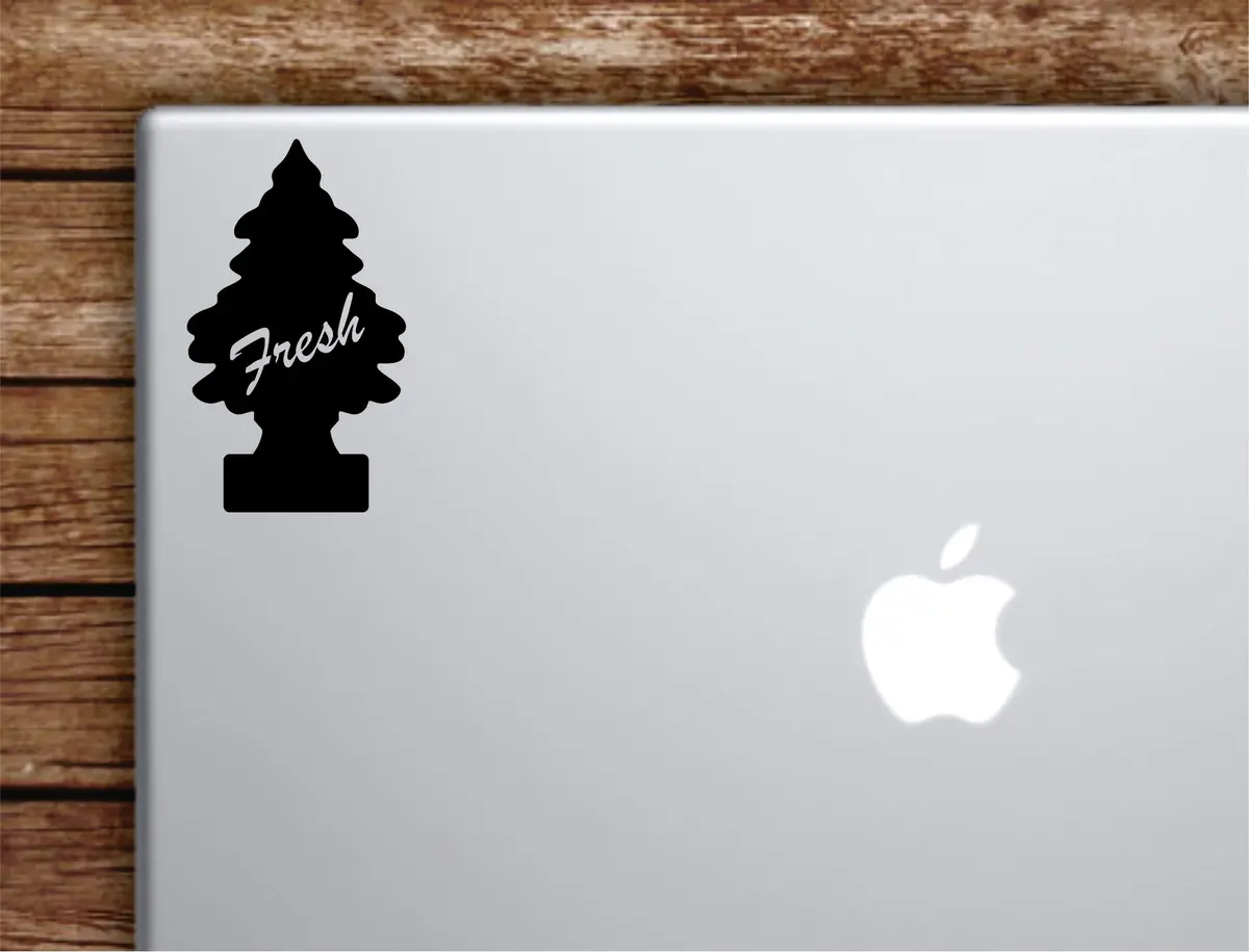 Fresh Air Freshener Laptop Wall Decal Sticker Vinyl Art Quote Macbook Apple Decor Car Window Truck Kids Baby Teen Inspirational Girls Boys Cars Funny 1
