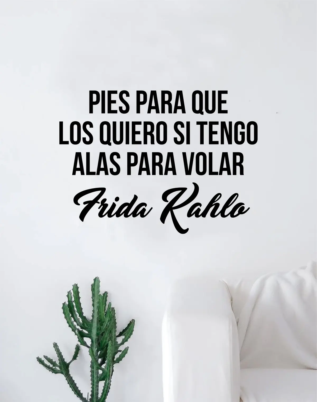 Frida Kahlo Wall Decal Home Decor Art Sticker Vinyl Bedroom Room Quote Girls Teen Spanish Painter Inspirational 1