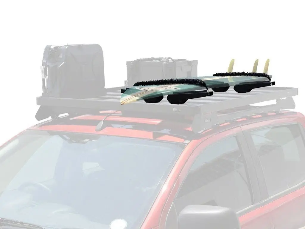 Front Runner Pro Surfboard, Windsurf & Paddle Board Carrier For Roof Rack – Black Steel, Adjustable Design, Weather-Resistant Rubber Pads (1Pc) 1