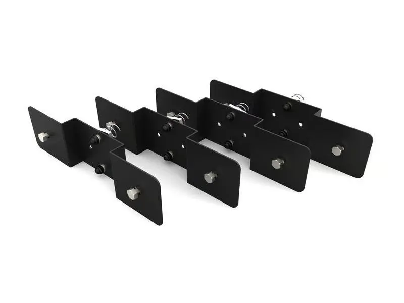Front Runner Rack Adaptor Plates For Thule Slotted Load Bars – Fits Slimline Ii Roof Rack – Black Steel, 290(L) X 74(W), Mounting Kit (1 Set) 1