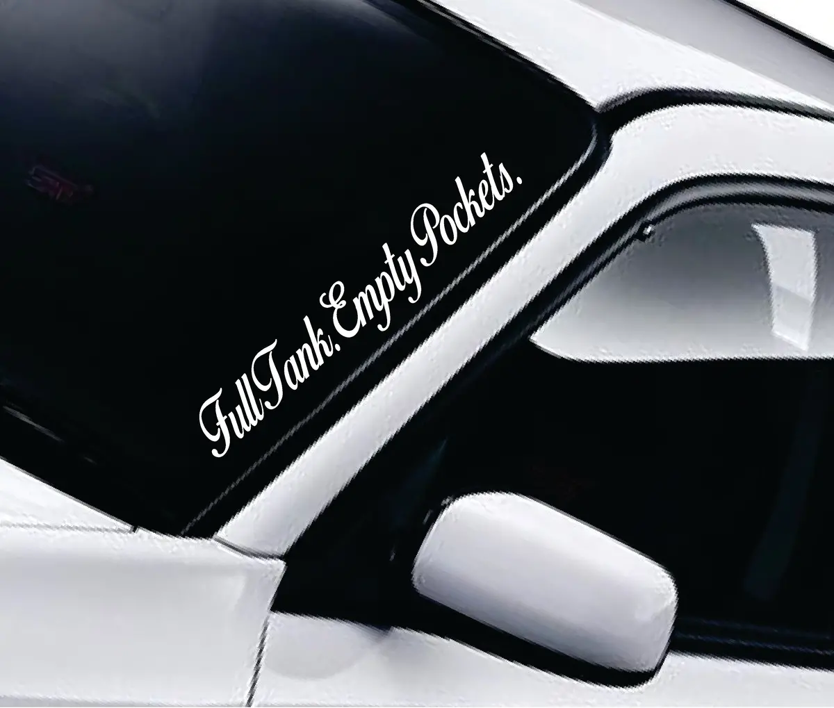 Full Tank Empty Pockets Wall Decal Car Truck Window Windshield Jdm Sticker Vinyl Lettering Quote Boy Girl Funny Men Racing Sadboyz Sadgirlz Sad Love Broken Heart Club 1