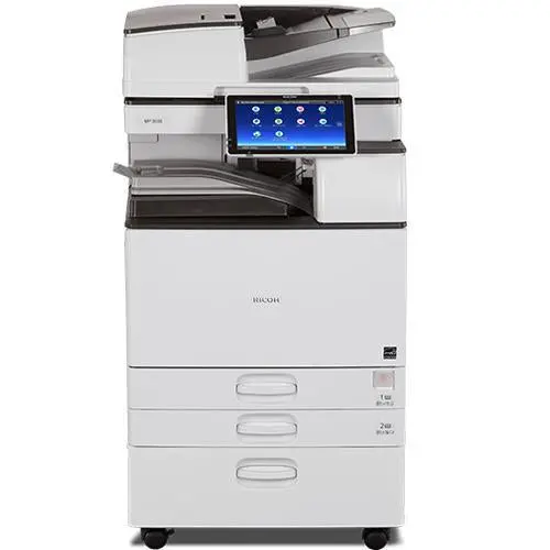 $ 75/Month New Repossessed Ricoh Mp 3555 Black And White Laser Multifunction Printer 1