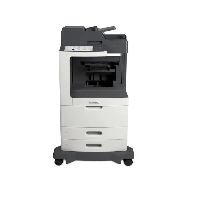 $25/Month Lexmark Mx810de Monochrome Full Size High-Speed Multifunction Laser Printer, 2 Tray + Bypass, Duplex For Office 1