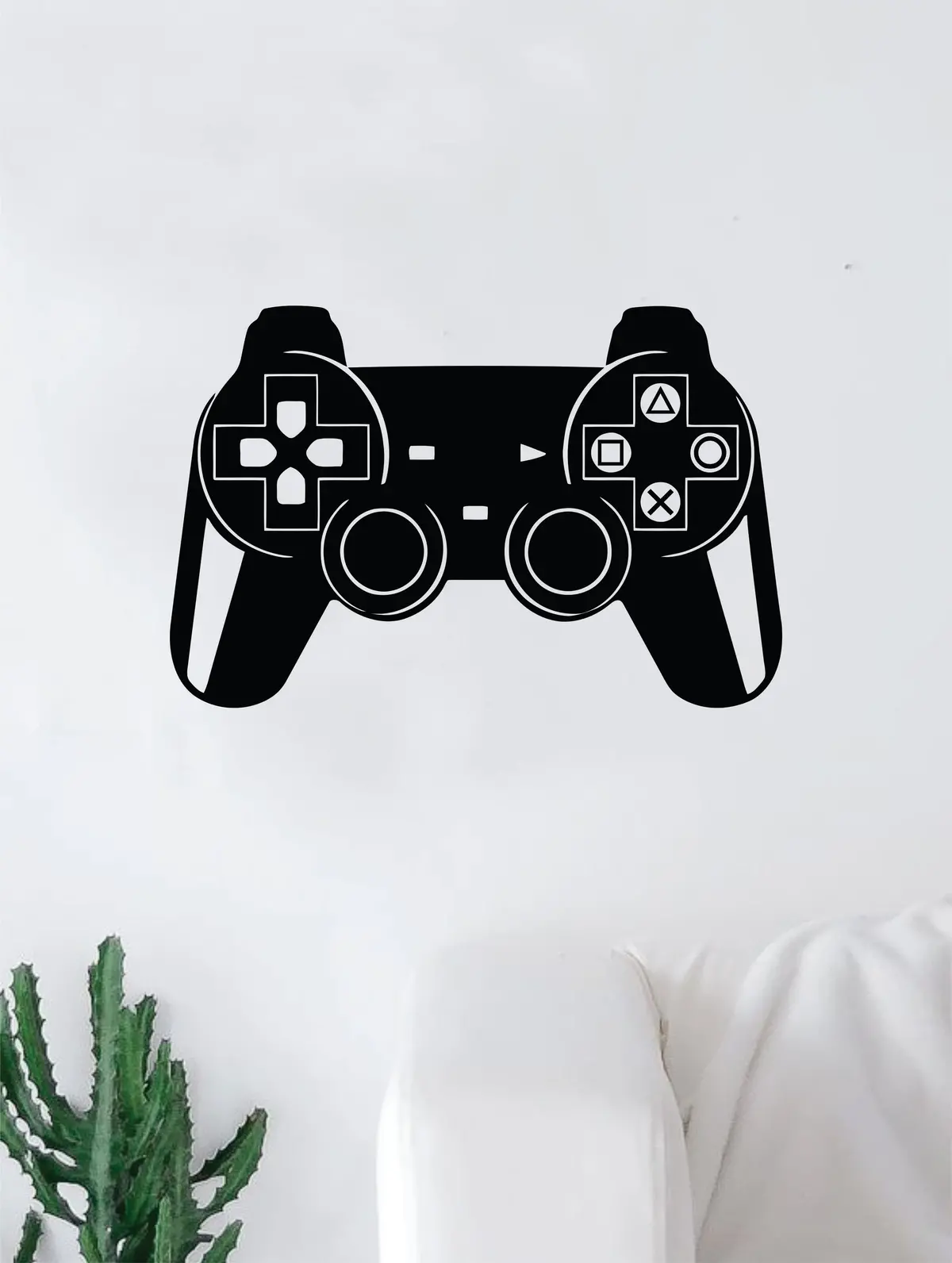 Gamer Controller Video Game Decal Sticker Wall Vinyl Decor Art Home Bedroom Living Room Retro Classic Nerd Teen Funny 1