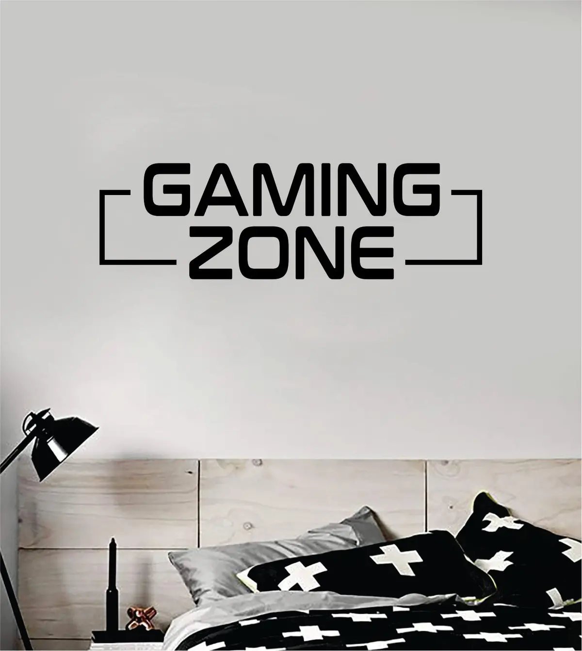 Gaming Zone Video Game Decal Sticker Wall Vinyl Decor Art Home Bedroom Room Retro Nerd Teen Funny Gamer Kids Baby Xbox Ps4 1