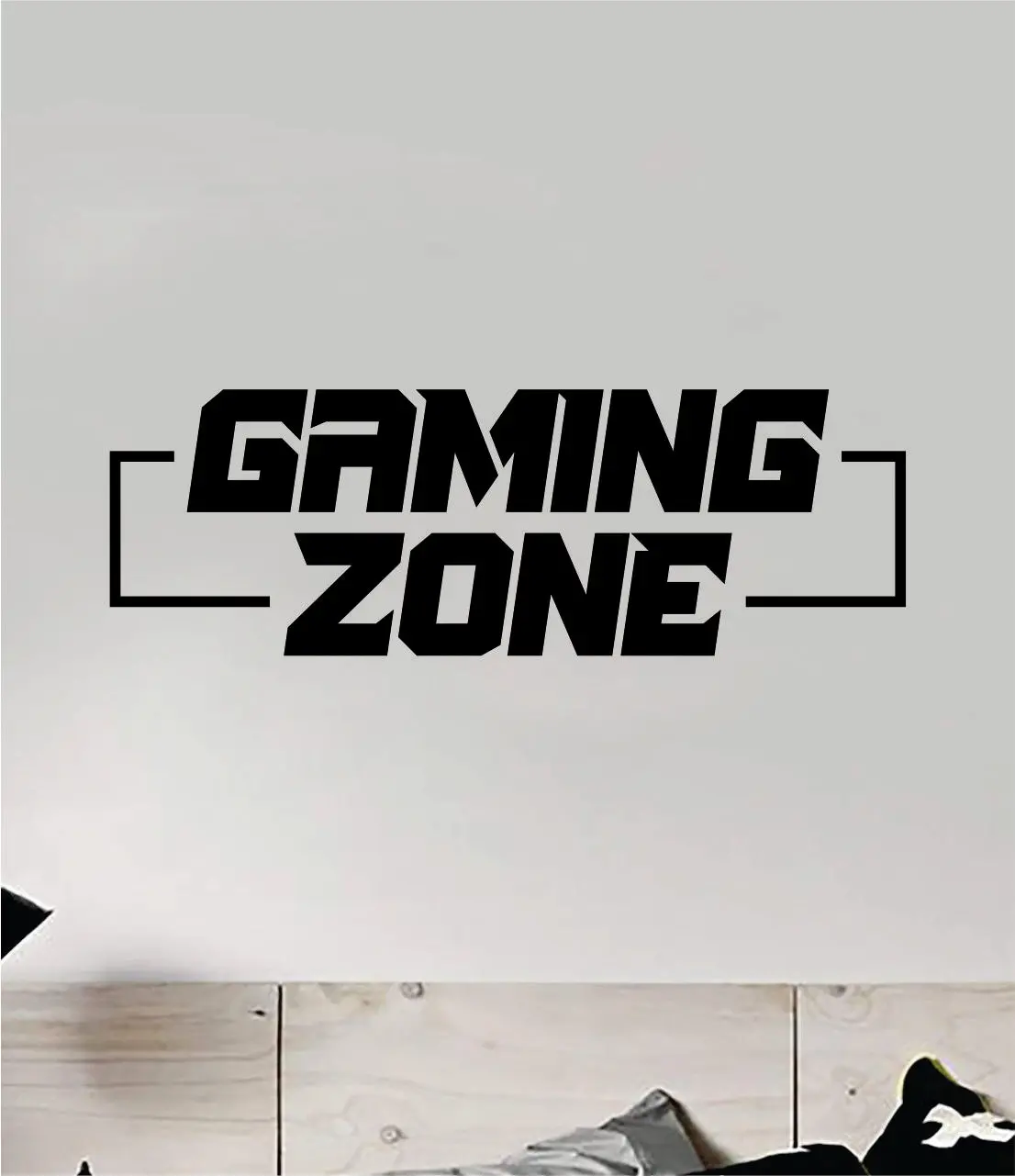 Gaming Zone V4 Video Game Decal Sticker Wall Vinyl Decor Art Home Bedroom Room Retro Nerd Teen Funny Gamer Kids Baby Xbox Ps4 Boys Girls 1