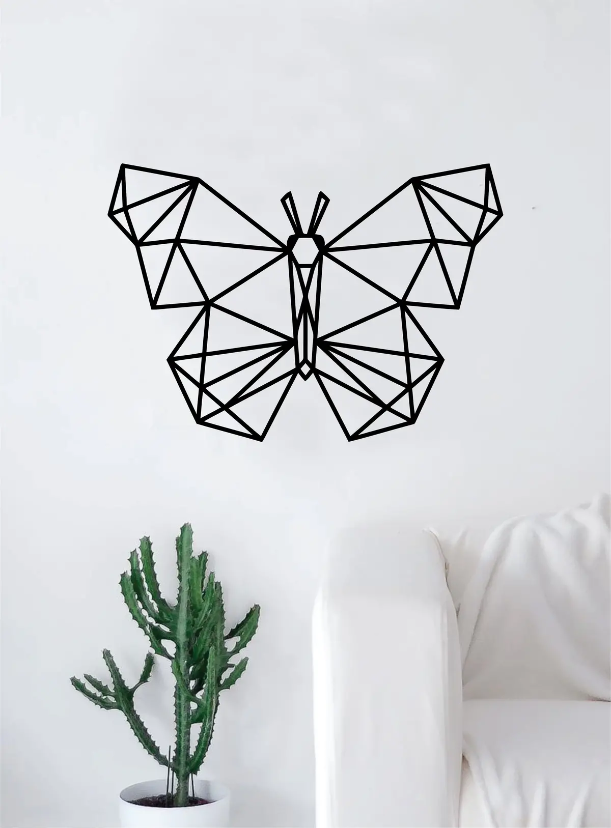 Geometric Butterfly Animal Design Decal Sticker Wall Vinyl Decor Art Living Room Bedroom Abstract Cool Teen 1