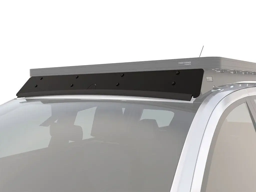 Front Runner Wind Fairing For Roof Rack – 1255Mm Width – Black Aluminum, 1180(W) X 167(L), Aerodynamic Design (1Pc) 1