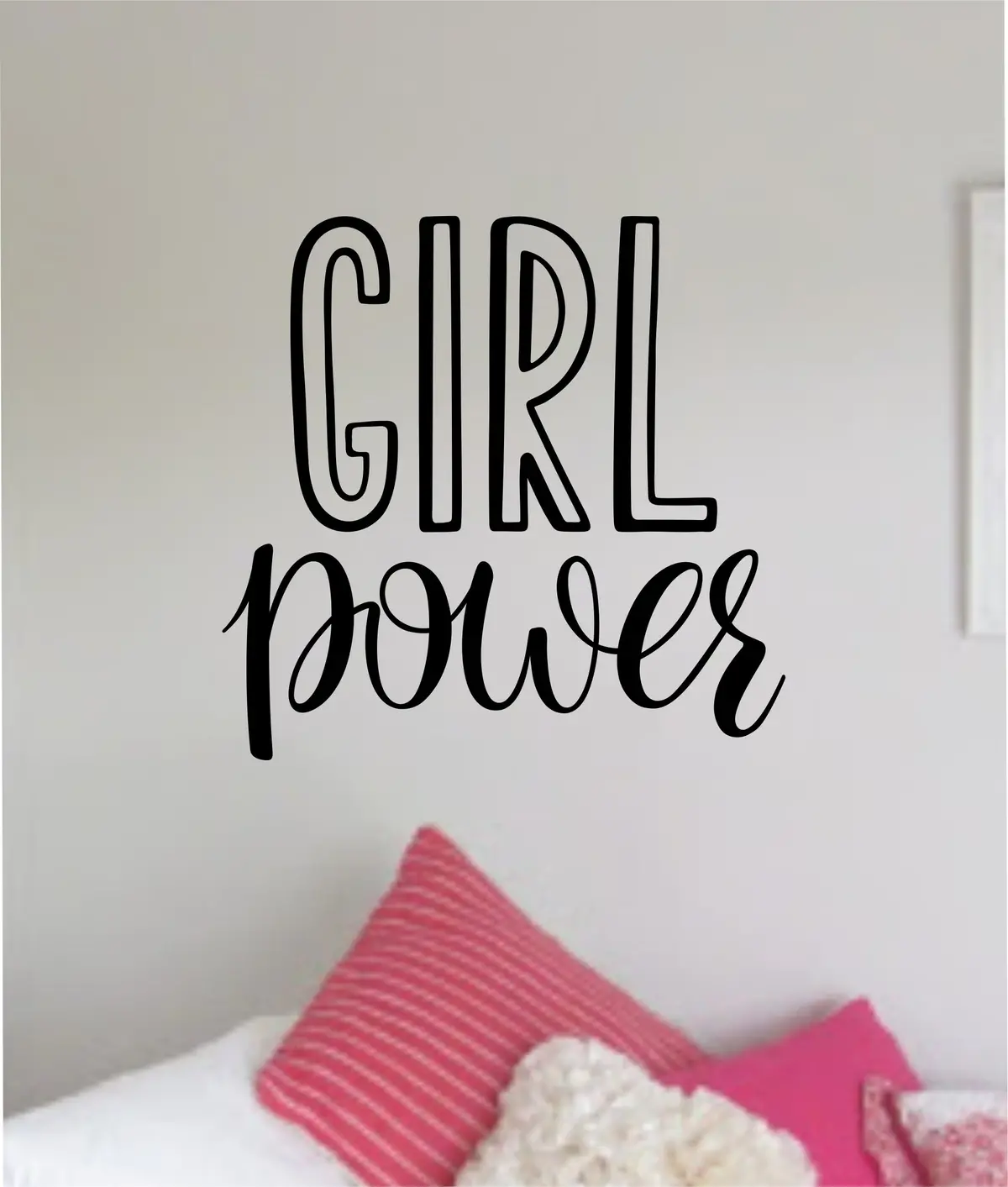 Girl Power V7 Quote Wall Decal Sticker Vinyl Art Decor Bedroom Room Boy Girl Teen Inspirational Motivational School Nursery Women Empowerment Feminist 1