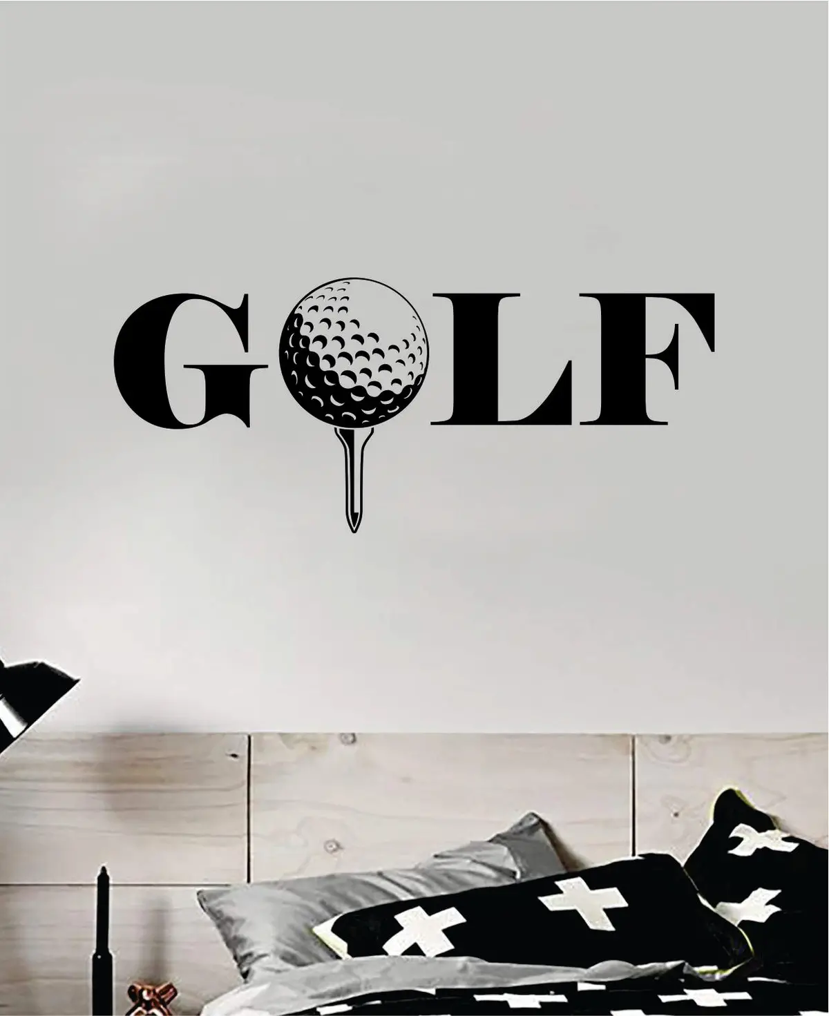 Golf Wall Decal Sticker Bedroom Room Vinyl Art Home Sticker Decor Teen Nursery Inspirational Sports Kids Teen Boy Girl Dad Father Men Golfball 1