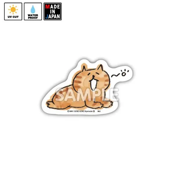 Goro012　ステッカー　ごろごろにゃんすけ 1