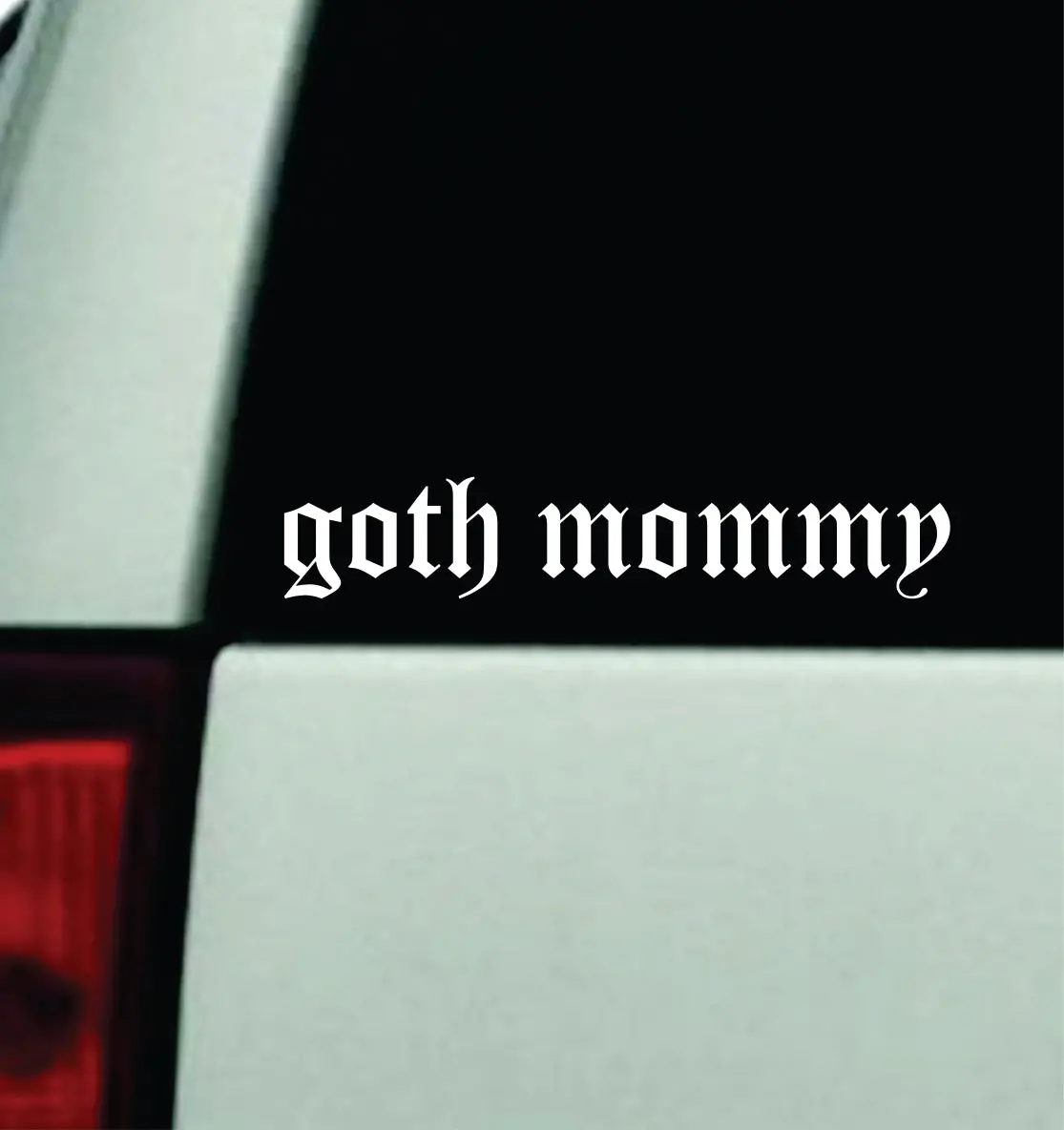 Goth Mommy Club Car Decal Truck Mirror Window Windshield Bumper Sticker Men Girls Music Blegh Emo Goth Hardcore Metal 1