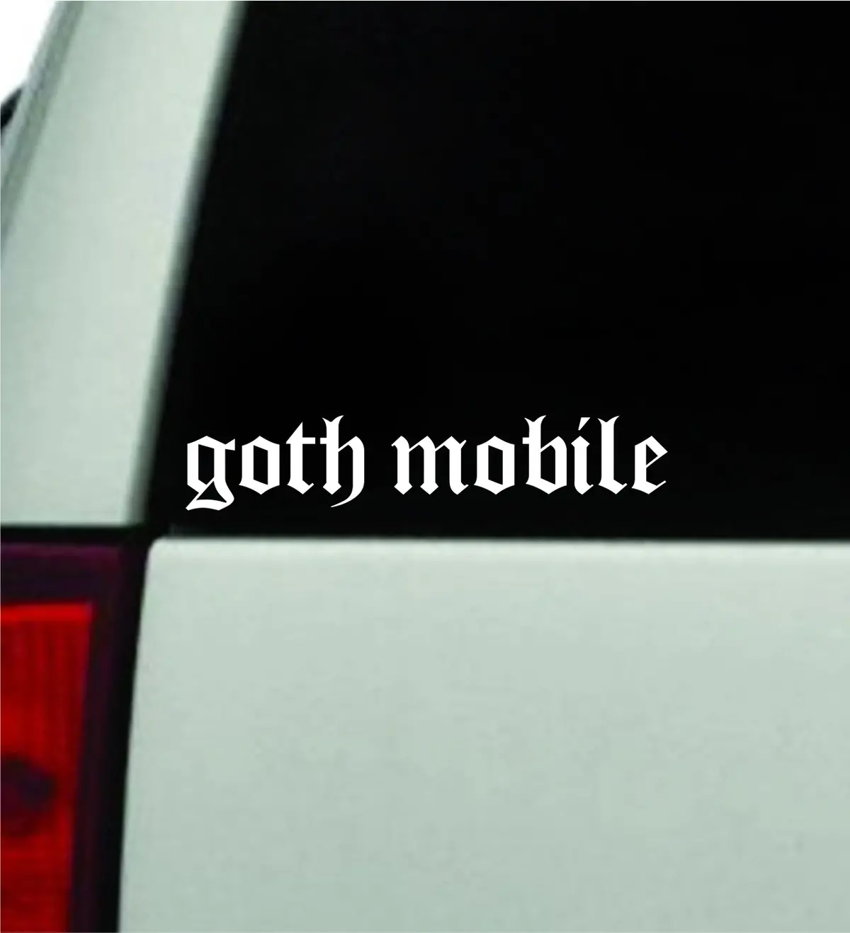 Goth Mobile Car Decal Truck Window Windshield Mirror Rearview Jdm Bumper Sticker Vinyl Quote Girls Funny Women Trendy Meme Men Music Bands Emo 1