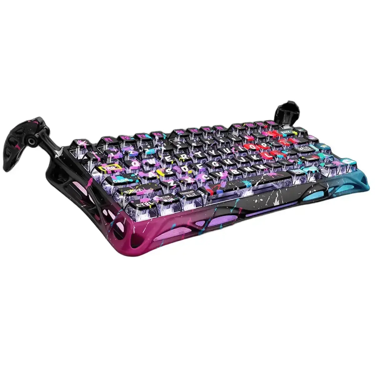 Gravastar - Mercury V75 Pro Neon Graffiti Wired Magnetic Keyboard - Przewodowa Klawiatura Magnetyczna 1