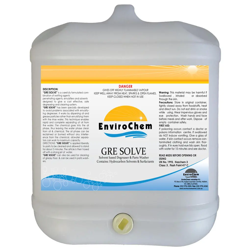 Gre Solve - Heavy Duty Solvent Degreaser 2