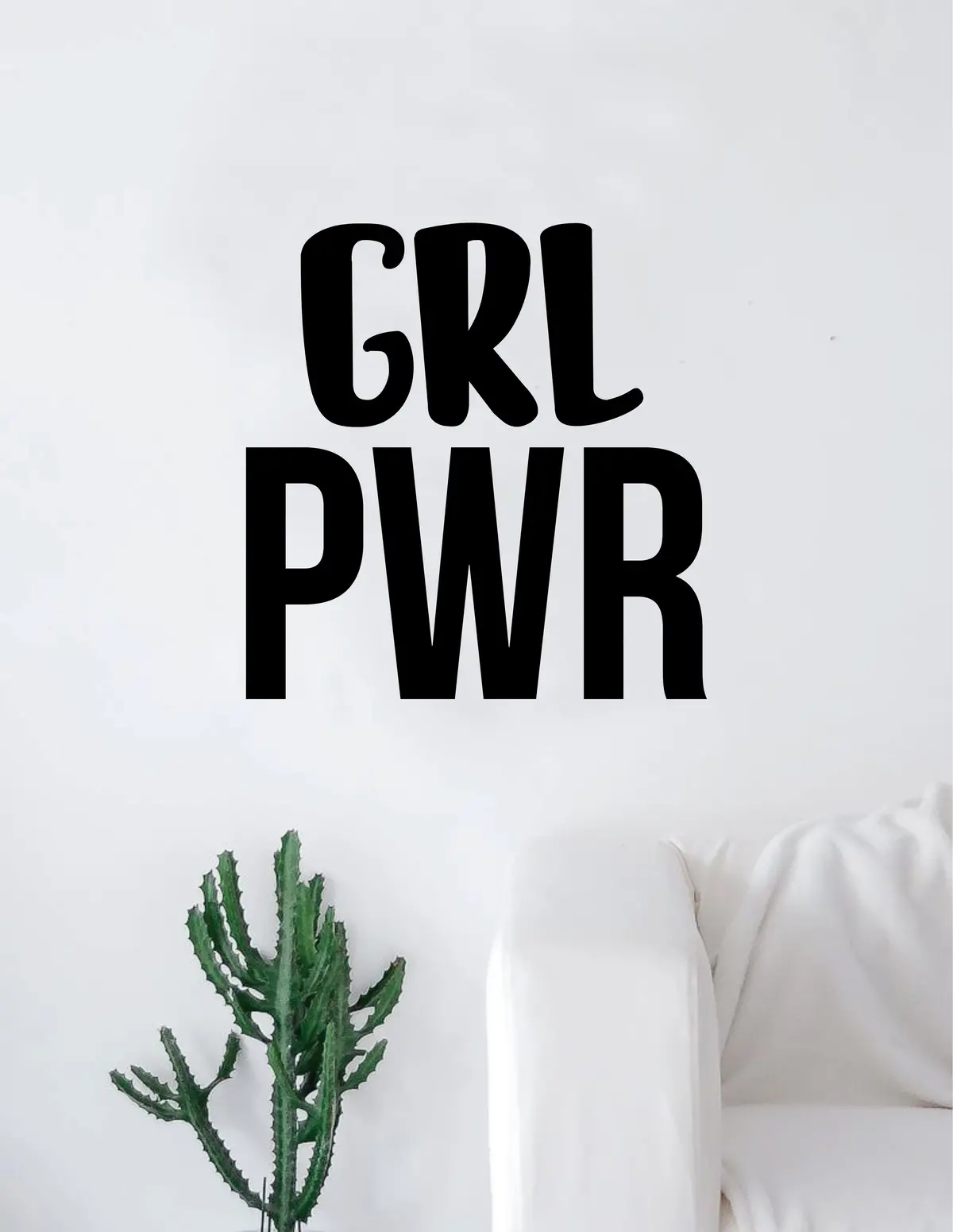 Grl Pwr Decal Sticker Wall Vinyl Art Home Decor Teen Quote Beautiful Inspirational Girl Power 1