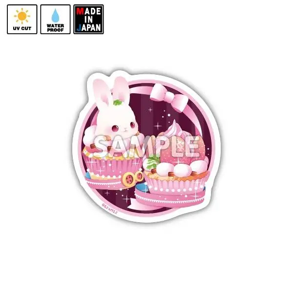 Gsj004　ステッカー 　もちうさ　セットアップlab 1