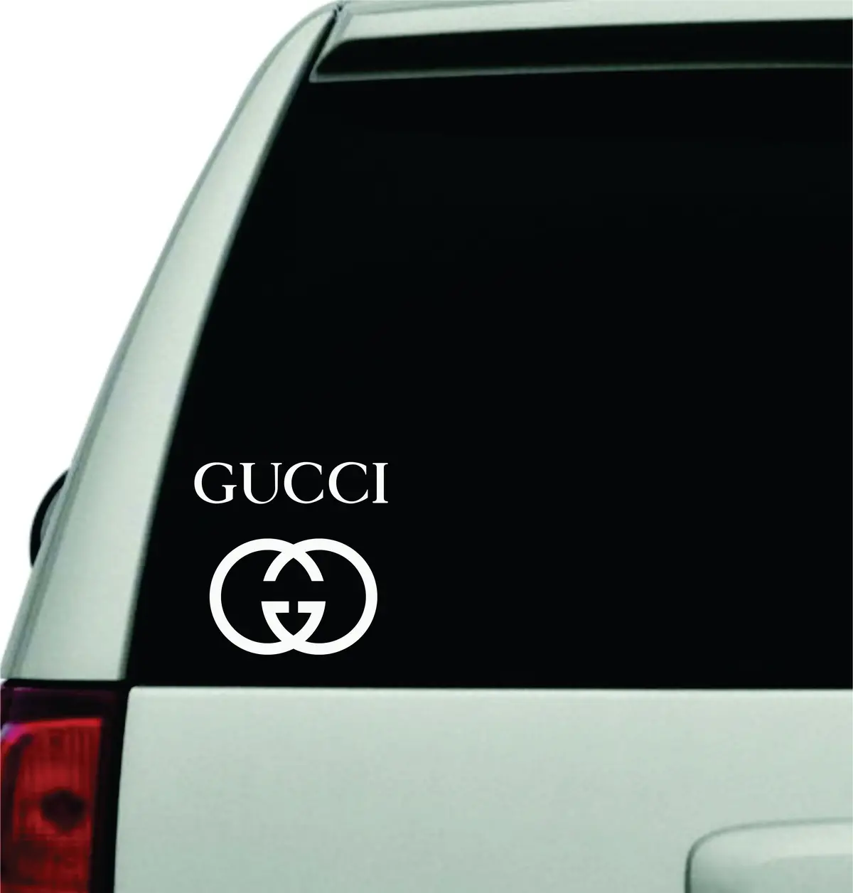 Gucci Wall Decal Car Truck Window Windshield Sticker Vinyl Art Decor Teen Luxury Brand Girls Designer Cute Expensive 1