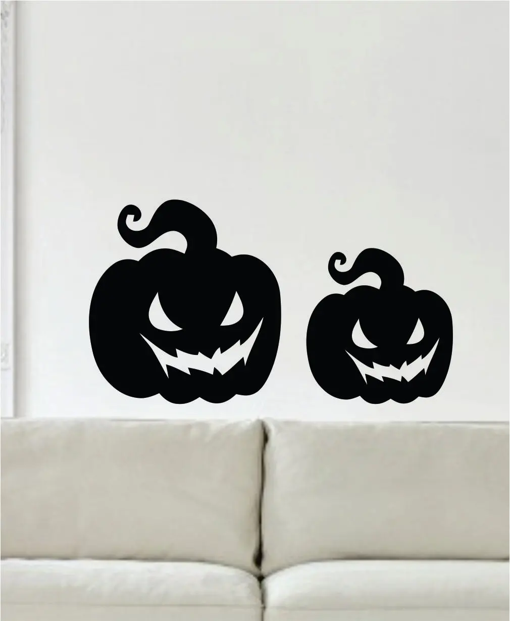 Halloween Pumpkins Wall Decal Sticker Vinyl Living Room Bedroom Decor Art Teen Skull Holiday Scary 1