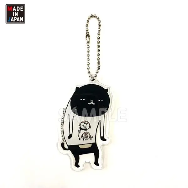 Hamb508ak　アクキー　パンダと犬　スティーヴン★スピルハンバーグ　クロネコヤマモト　アクリルキーホルダー 1