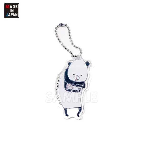 Hamb516ak　アクキー　パンダと犬　スティーヴン★スピルハンバーグ　梅吉　アクリルキーホルダー 1