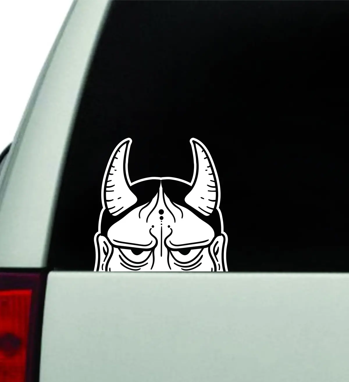 Hannya Mask Peeker Wall Decal Car Truck Window Windshield Jdm Sticker Vinyl Lettering Quote Drift Boy Girl Funny Sadboyz Racing Men Club Oni Mask Japanese Broken Heart 1