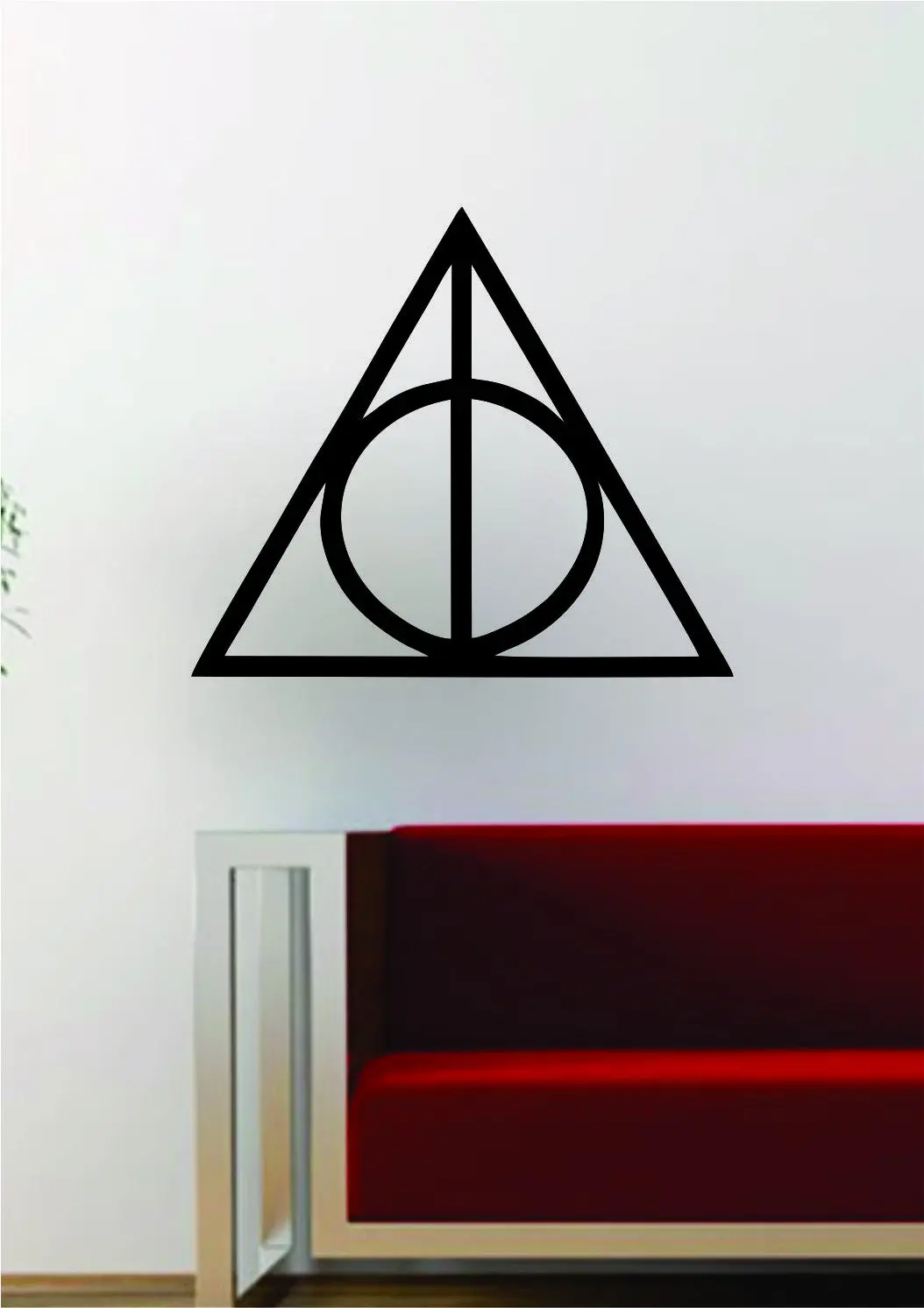 Harry Potter Deathly Hallows Logo Decal Wall Vinyl Art Decor Room Movies Teen 1