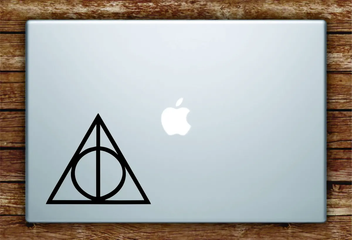 Harry Potter Deathly Hallows Laptop Apple Macbook Quote Wall Decal Sticker Art Vinyl Movie Wizard 1