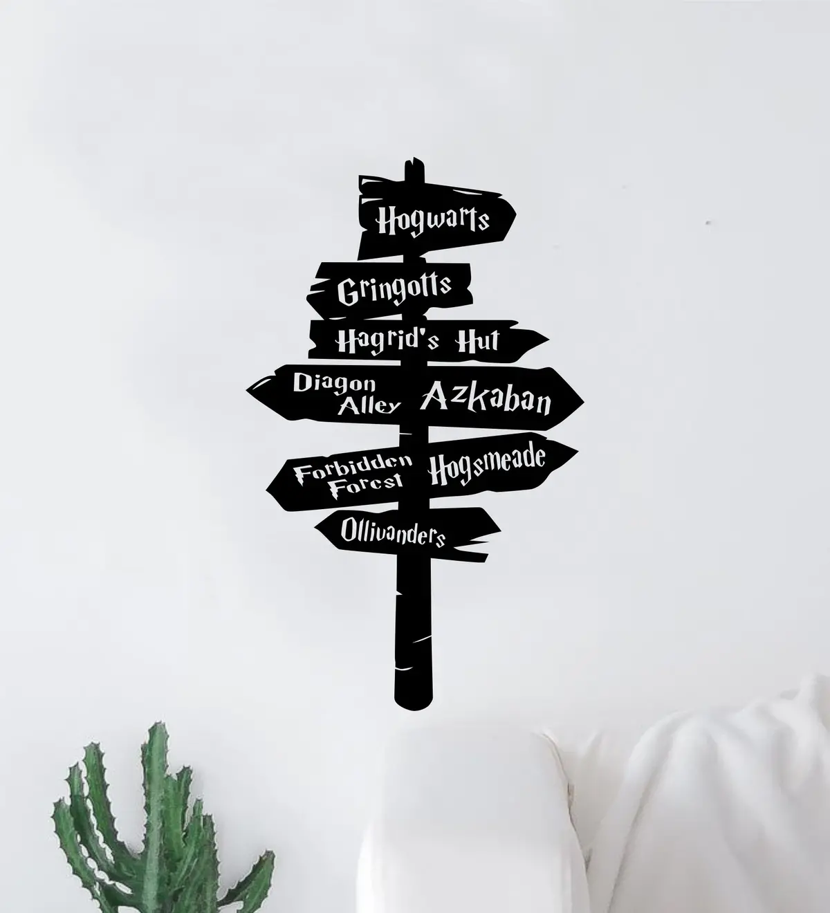 Harry Potter Sign Wall Decal Home Decor Art Sticker Vinyl Bedroom Boy Girl Teen Kids Nursery Hogwarts Movie 1