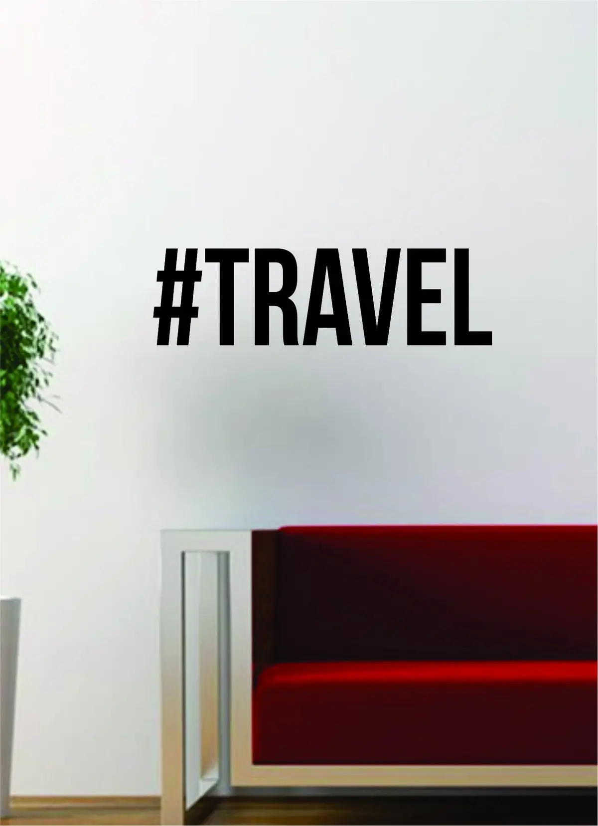 Hashtag Travel Quote Decal Sticker Wall Vinyl Art Words Decor Gift Motivation Adventure Wanderlust 1